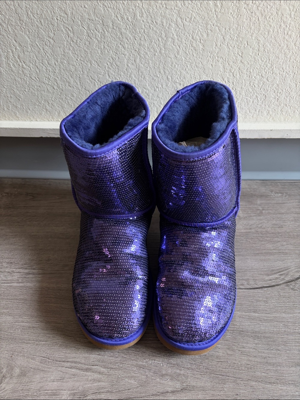 UGG Purple Plush Lined Boots